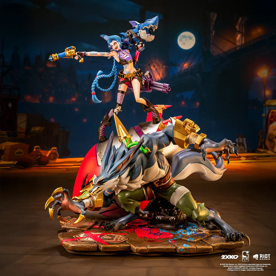 2XKO - Jinx & Warwick 1:10 Scale Diorama - Image 9