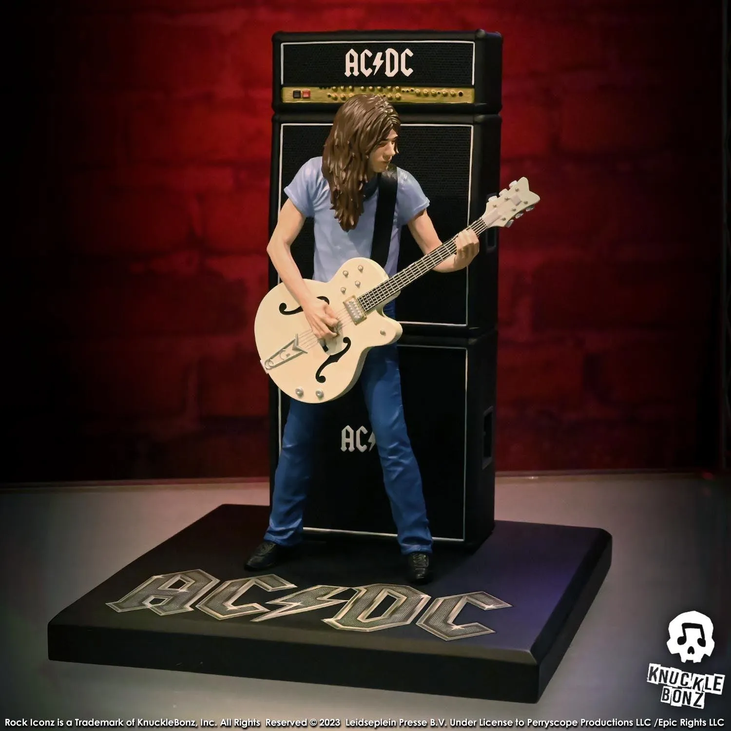 AC/DC - Angus & Malcolm Young Rock Iconz 1:9 Scale Statue (Set of 2) - Image 7