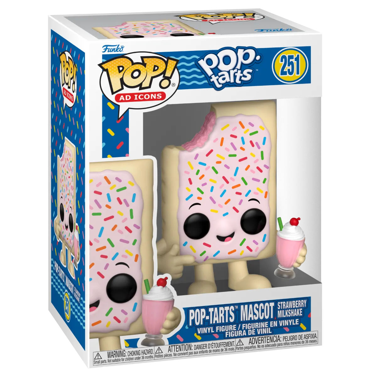 Ad Icons: Kelloggs - Pop Tart Strawberry Milkshake Pop! Vinyl - Image 3