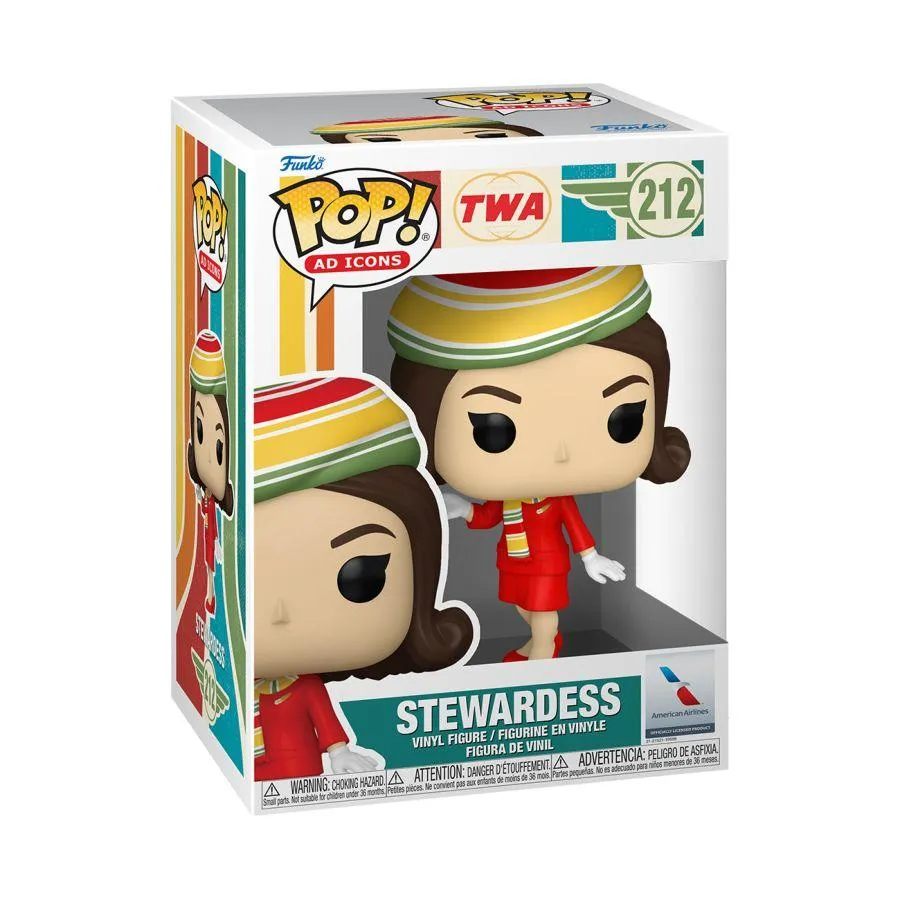 Ad Icons: TWA - Stewardess Pop! Vinyl - Image 3