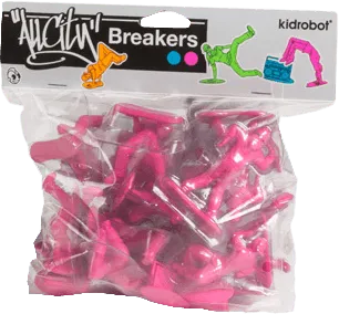 All City Breakers - Mini Vinyl Electric Pink 20-Pack