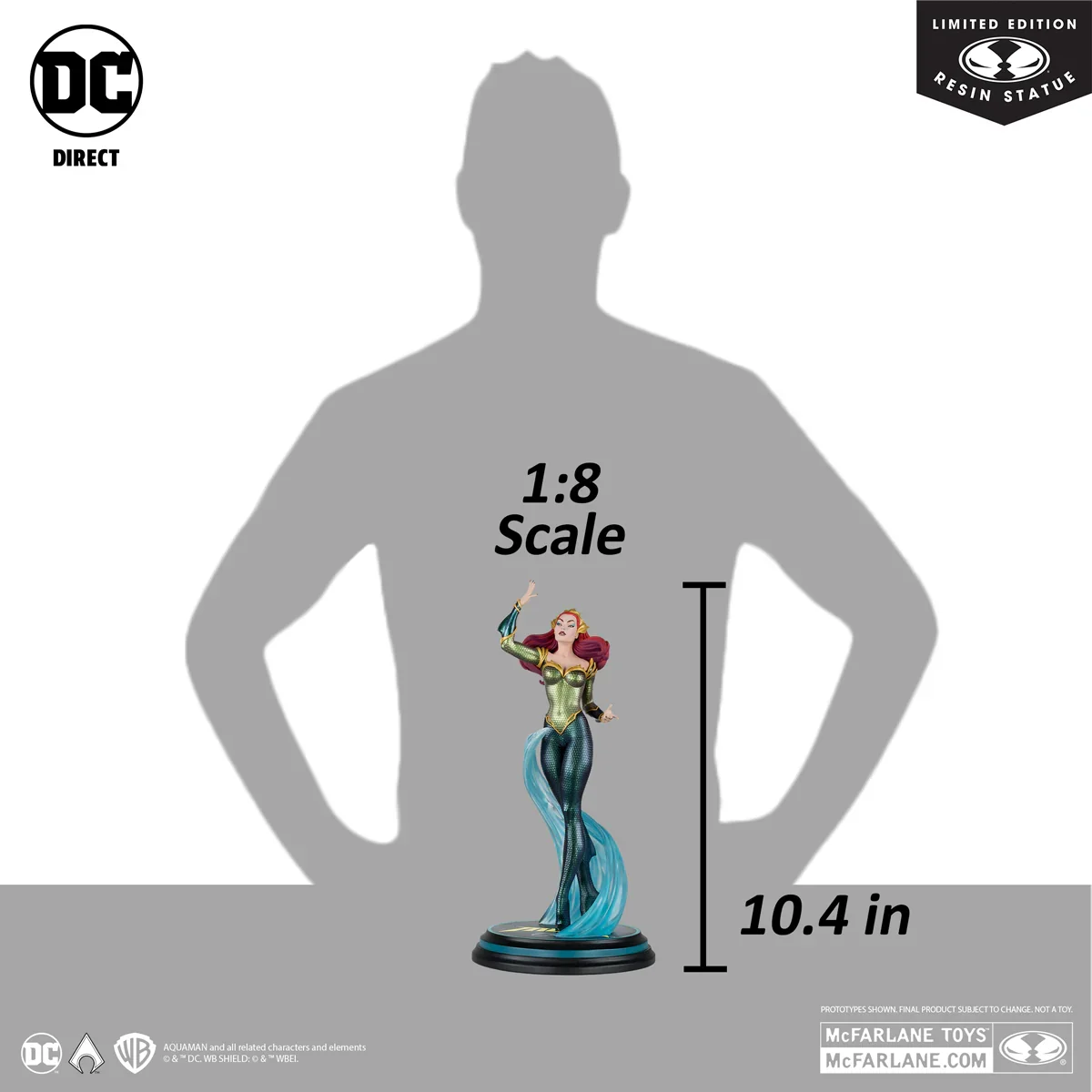 Aquaman - Mera Cover Girls Resin Statue - Image 10