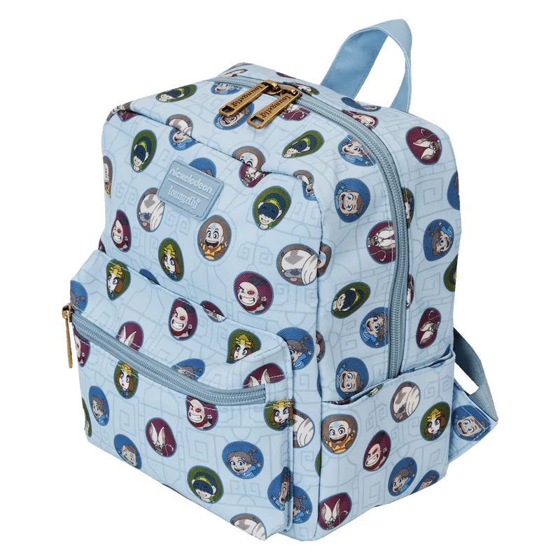 Avatar The Last Airbender - All-Over-Print Square Nylon Mini Backpack - Image 5