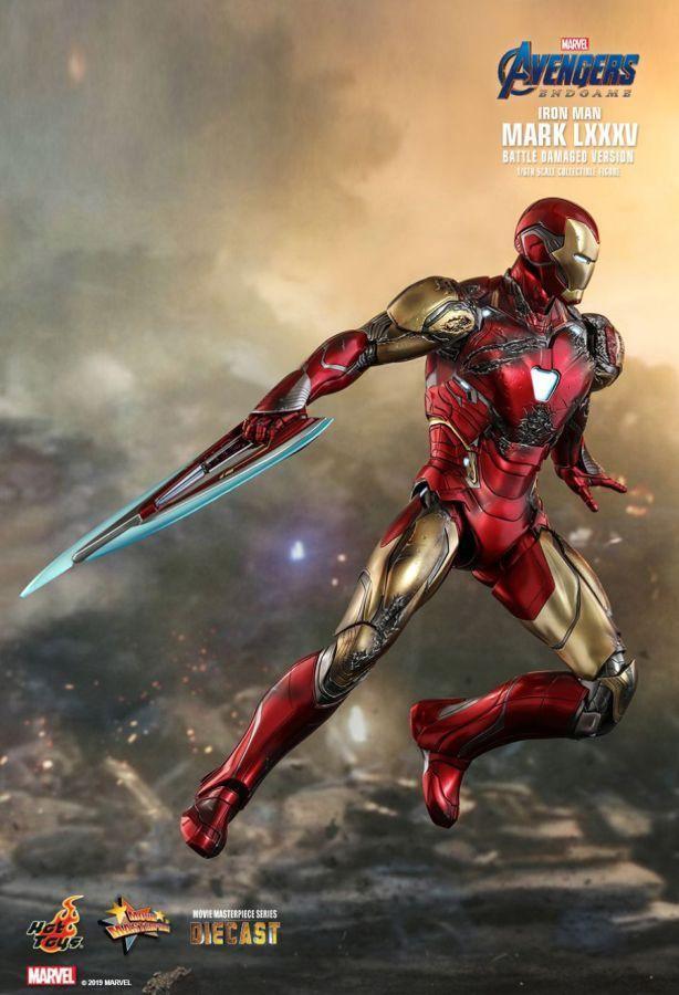Avengers 4: Endgame - Iron Man Mark LXXXV Diecast 1:6 Scale 12" Action Figure - Image 6