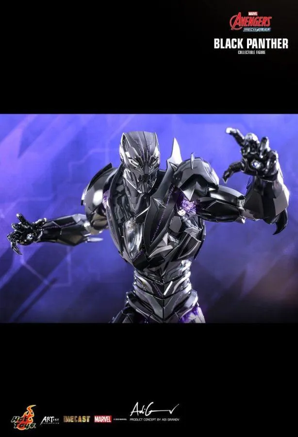 Avengers: Mech Strike - Black Panther Diecast 1:6 Scale Action Figure - Image 5