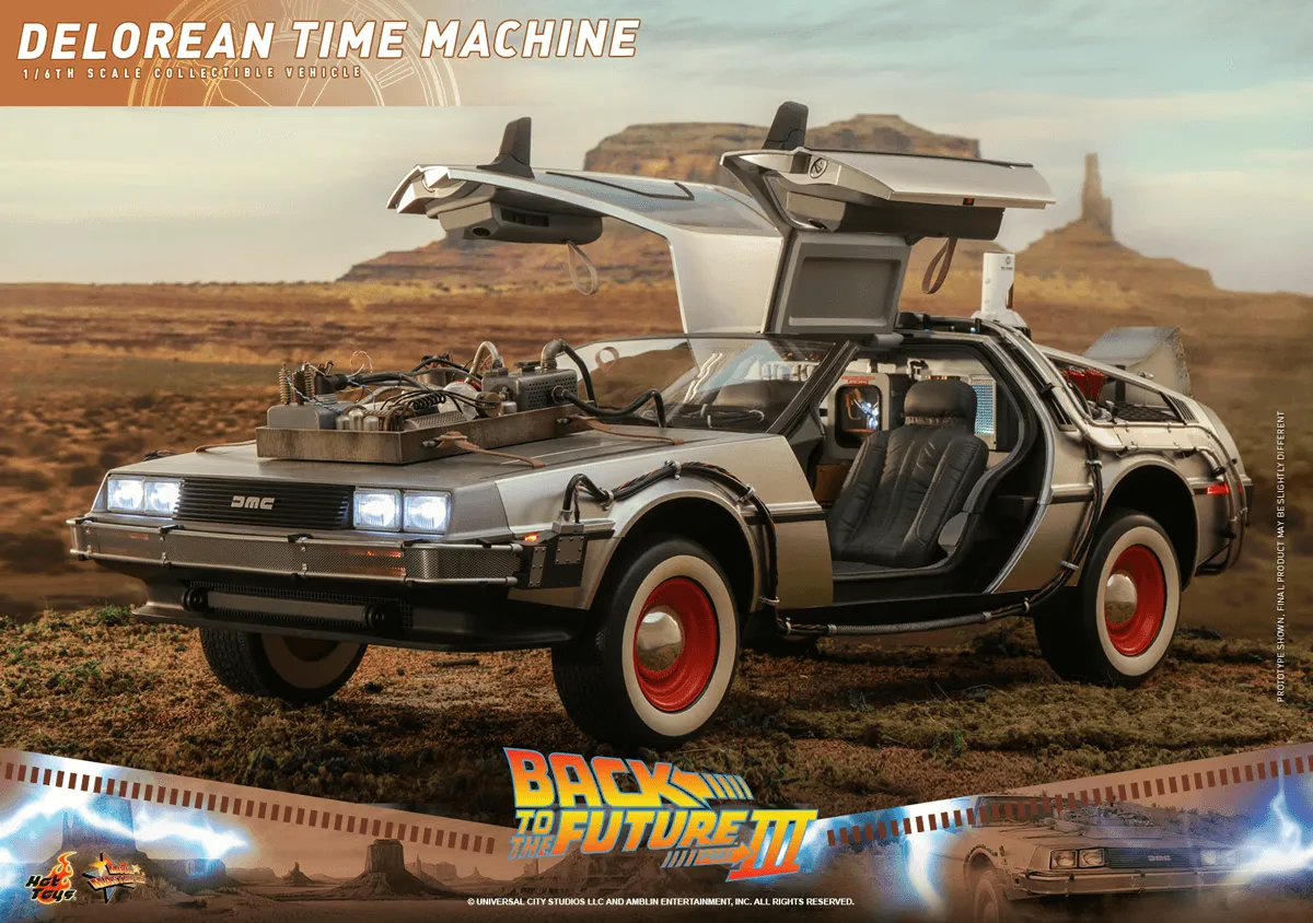 Back to the Future 3 - Delorean Time Machine 1:6 Scale Collectable Vehicle - Image 8