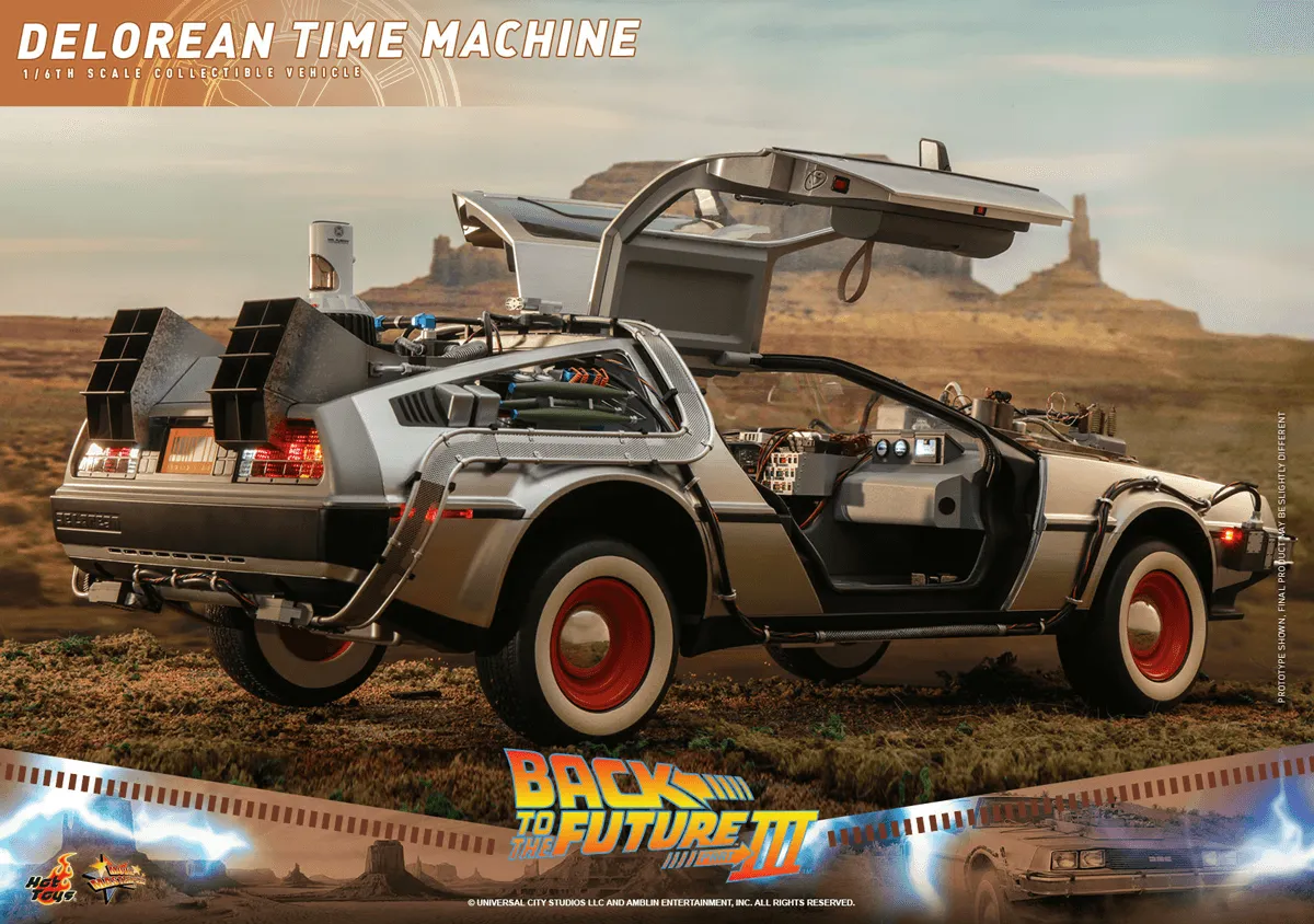 Back to the Future 3 - Delorean Time Machine 1:6 Scale Collectable Vehicle - Image 9