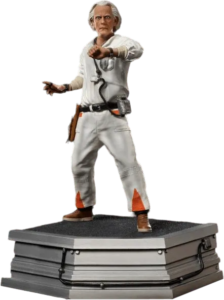 Back To The Future - Doc Brown 1:10 Statue [Version 2]