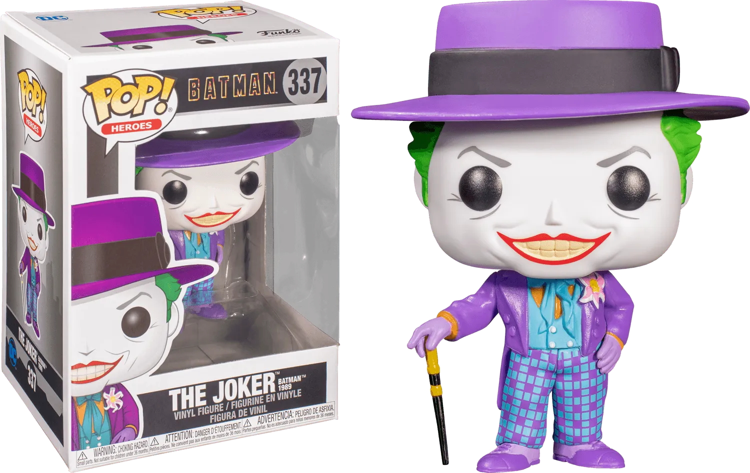 Batman 1989 - Joker with Hat (with chase) Pop! Vinyl