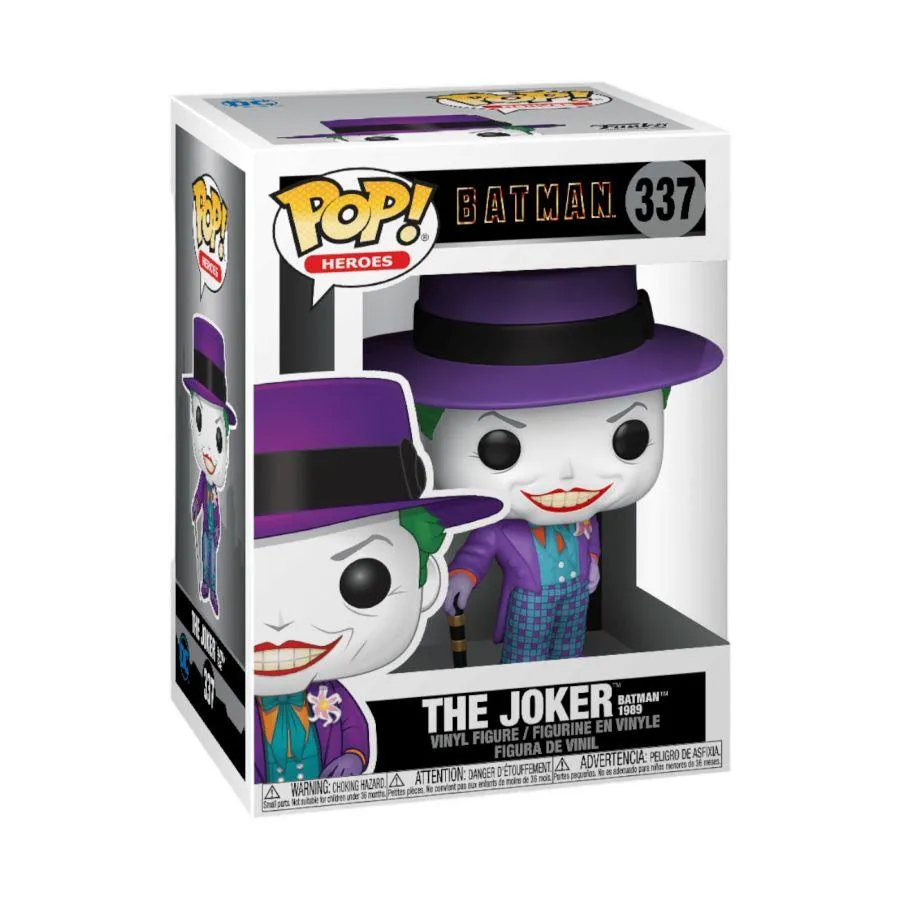Batman 1989 - Joker with Hat (with chase) Pop! Vinyl - Image 4