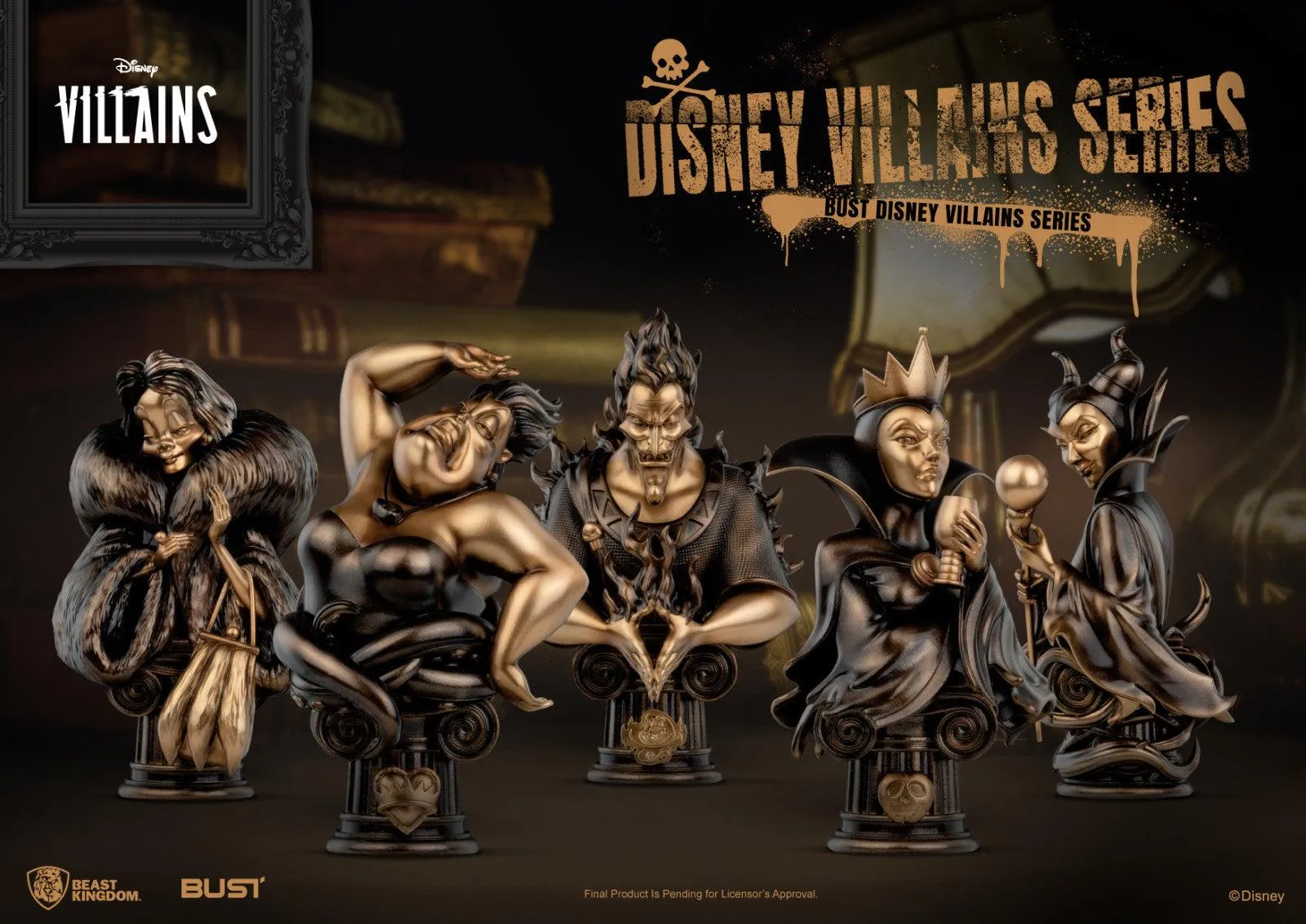 Beast Kingdom Bust Disney Villains Series Hades - Image 4