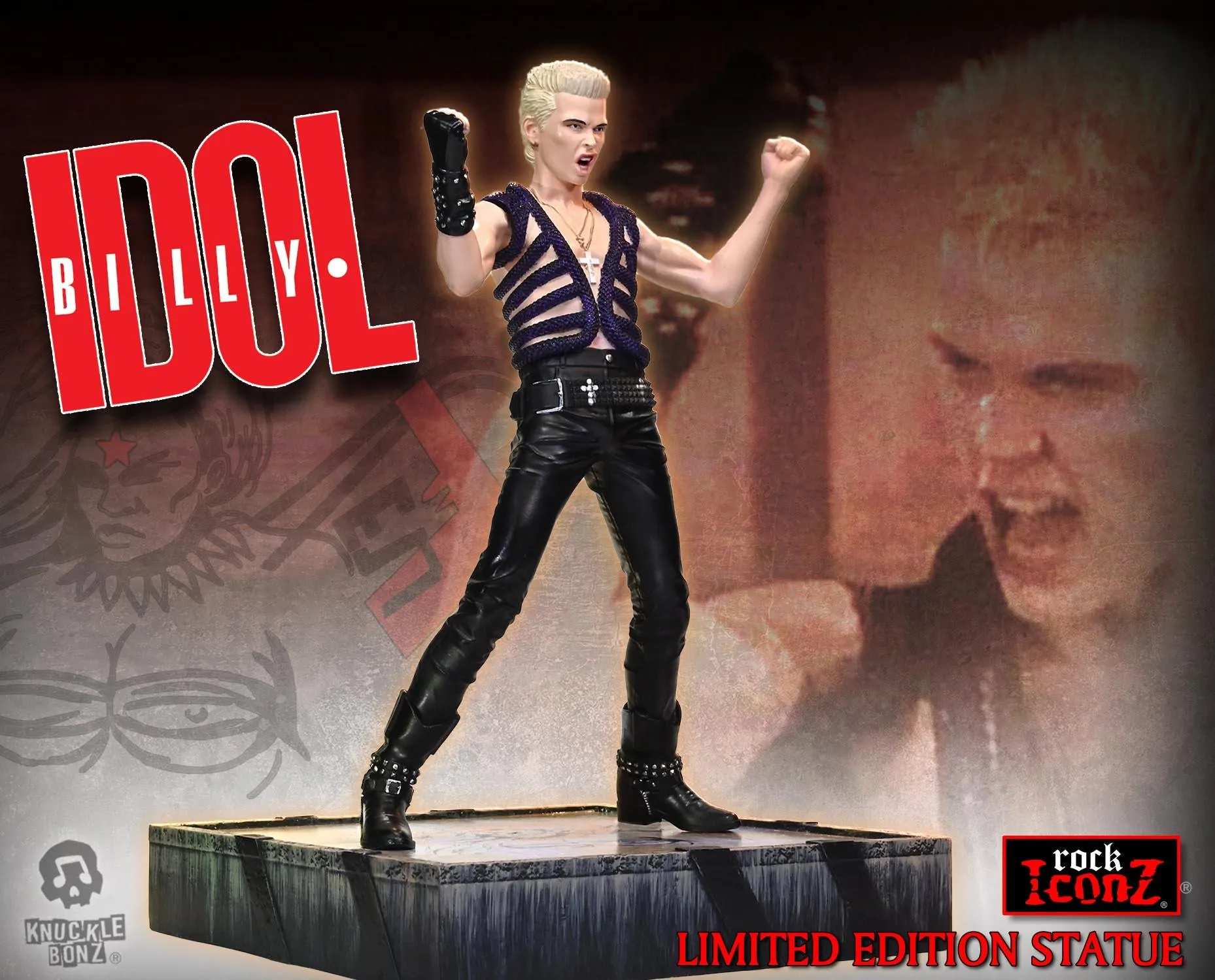 Billy Idol - Rock Iconz Statue 2nd Edition