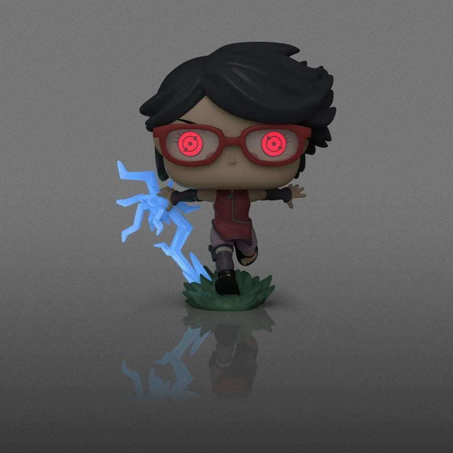 Boruto: Naruto Next Generations - Sarada with Sharingan Glow US Exclusive Pop! Vinyl [RS] - Image 2