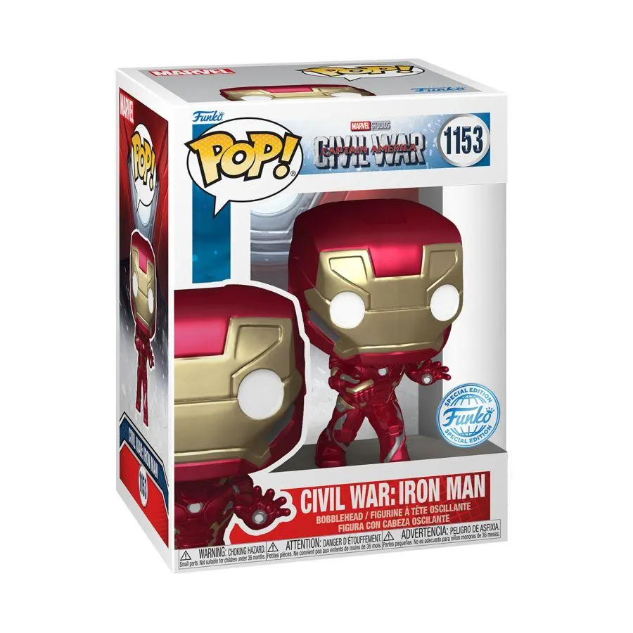 Captain America 3: Civil War - Iron Man US Exclusive Build-A-Scene Pop! Vinyl [RS] - Image 3