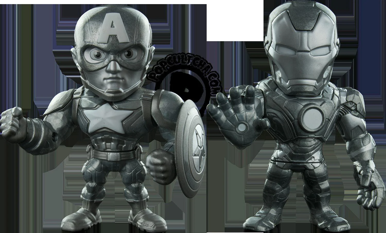 Captain America 3 - IM & Cap 4" Bare Metal 2Pk - Image 2