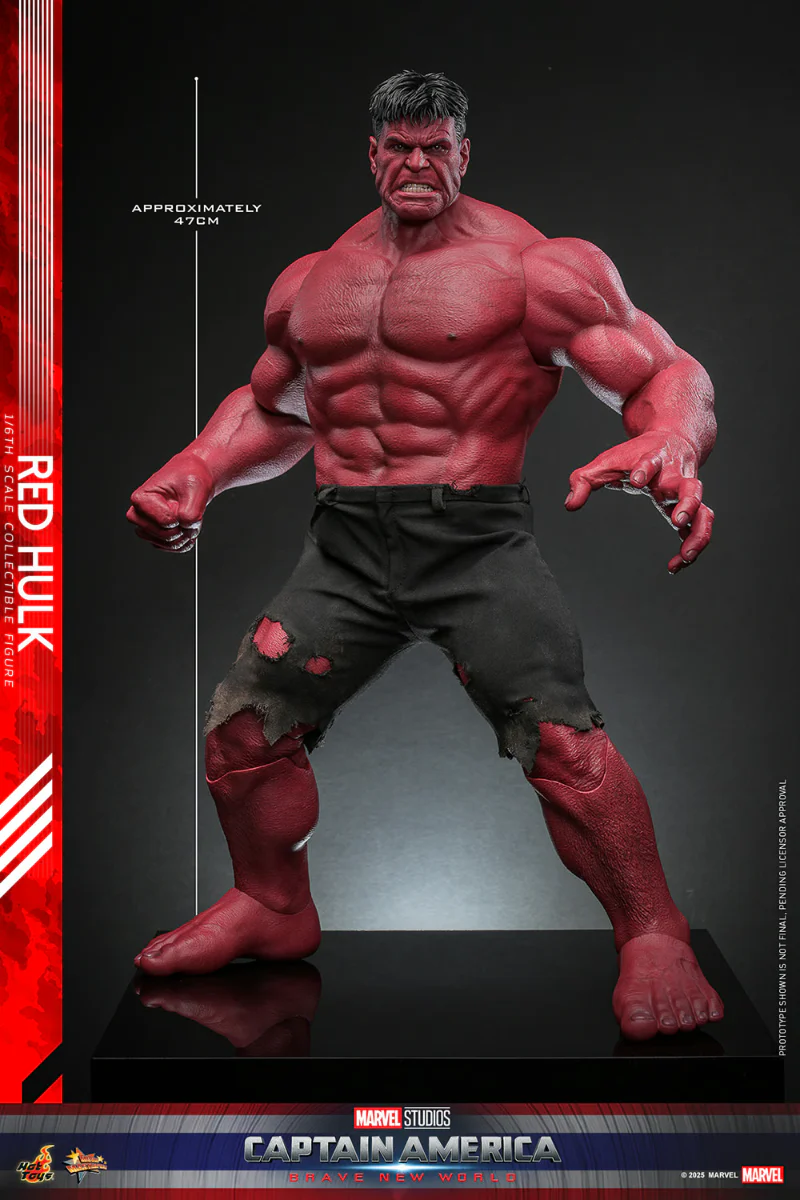 Captain America: Brave New World - Red Hulk 1:6 Scale Collectable Action Figure - Image 13