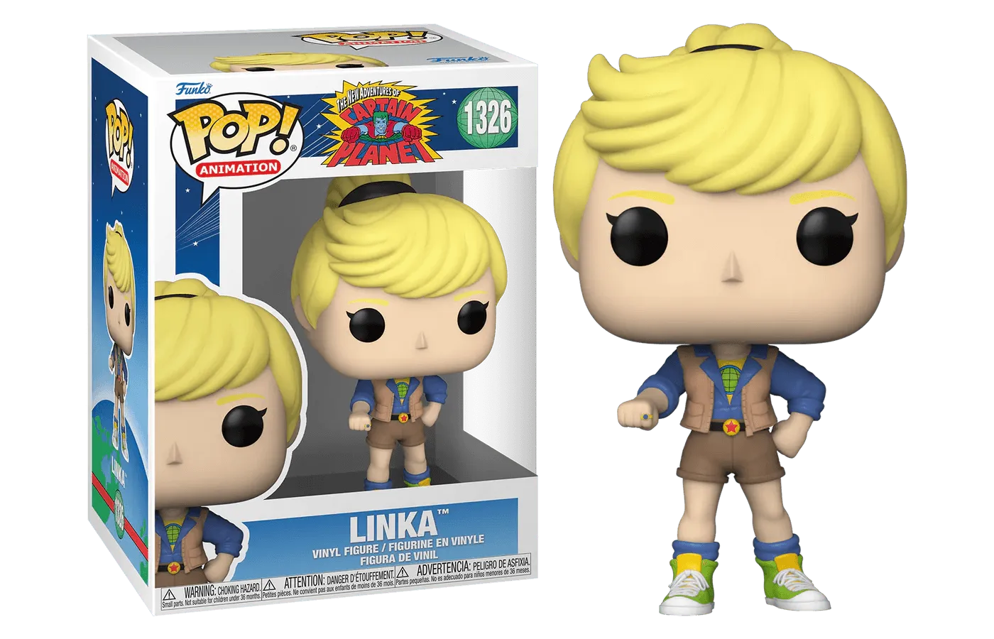 Captain Planet - Linka Pop! Vinyl