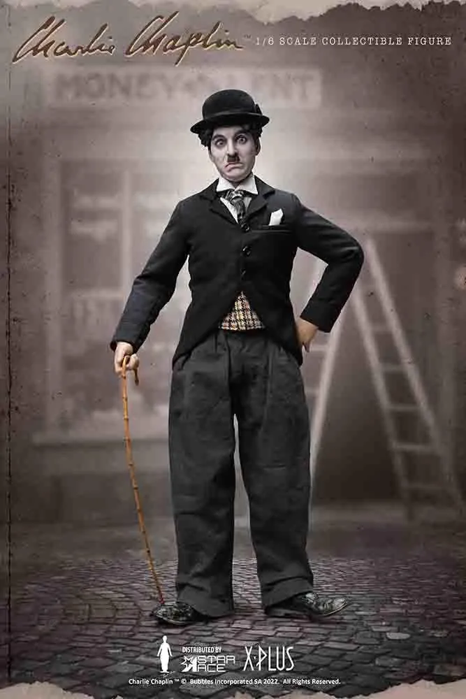 Charlie Chaplin - Charlie Chaplin 1:6 Scale Action Figure Set - Image 3