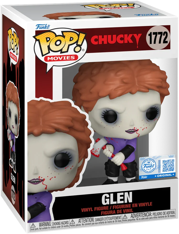 Child's Play 5 - Glen (with Axe) US Exclusive Pop! Vinyl [RS] - Image 3