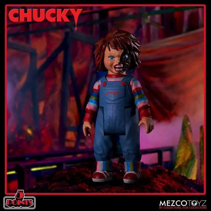Child's Play - Chucky 5 Points Deluxe Action Figure Set - Image 6