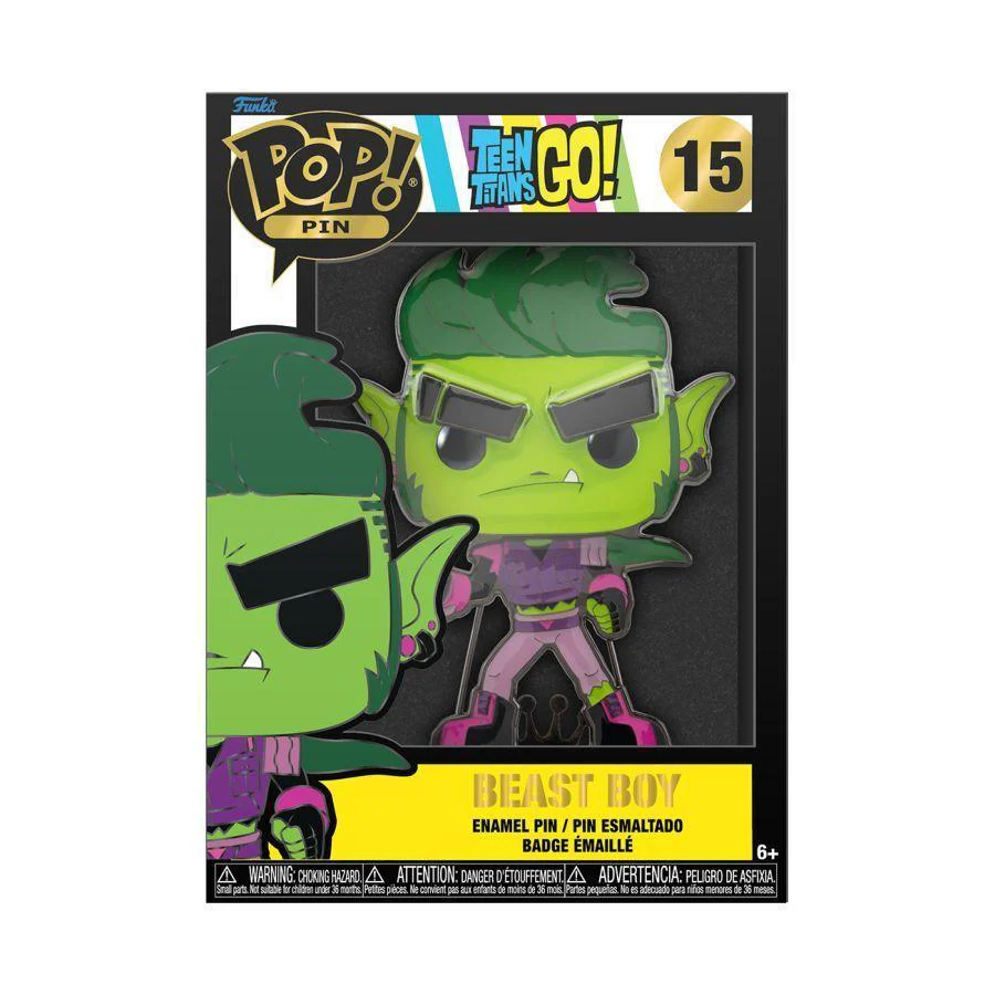 Teen Titans Go! - Beastboy tNBtS4" Pop! Enamel Pin - Image 3