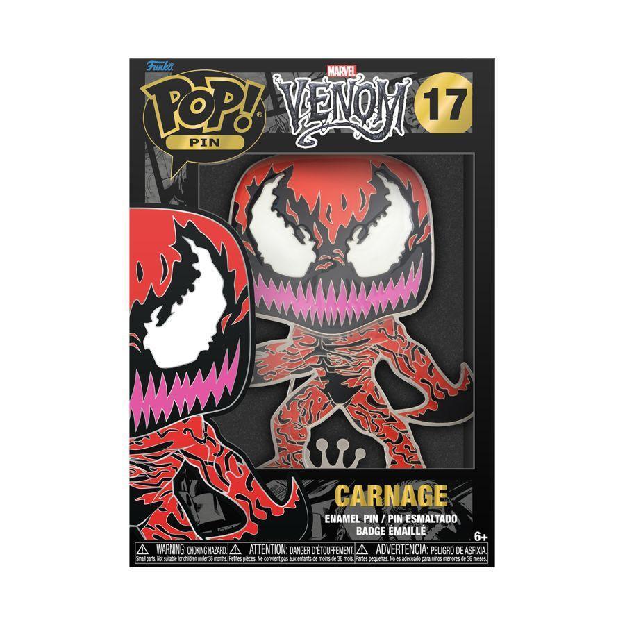 Venom - Carnage 4" Pop! Enamel Pin - Image 3
