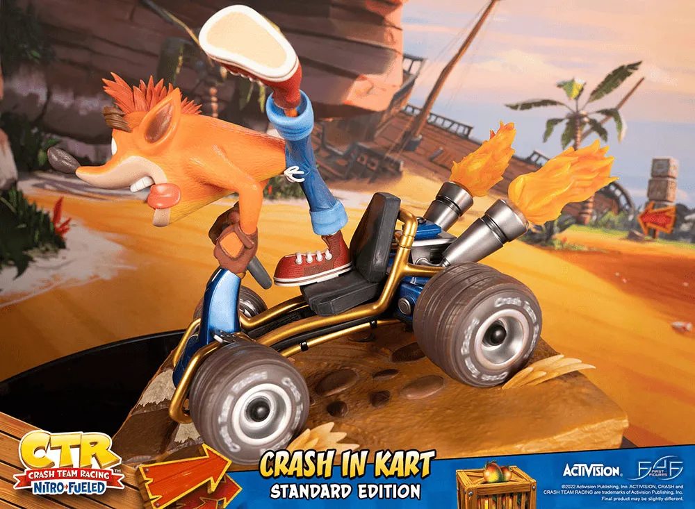 Crash Team Racing: Nitro Fueled - Crash in Kart (Standard Edition) Statue - Image 14
