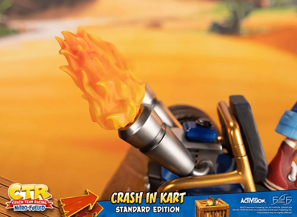 Crash Team Racing: Nitro Fueled - Crash in Kart (Standard Edition) Statue - Image 16