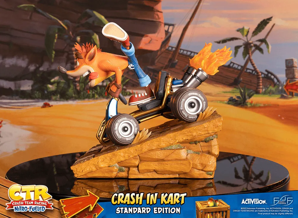 Crash Team Racing: Nitro Fueled - Crash in Kart (Standard Edition) Statue - Image 3