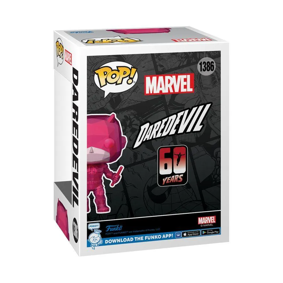 Daredevil: 60th Anniversary - Daredevil (Facet) Pop! Vinyl - Image 4