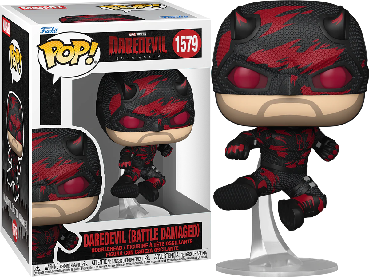 Daredevil: Born Again - Daredevil (Battle Damaged) Pop! Vinyl