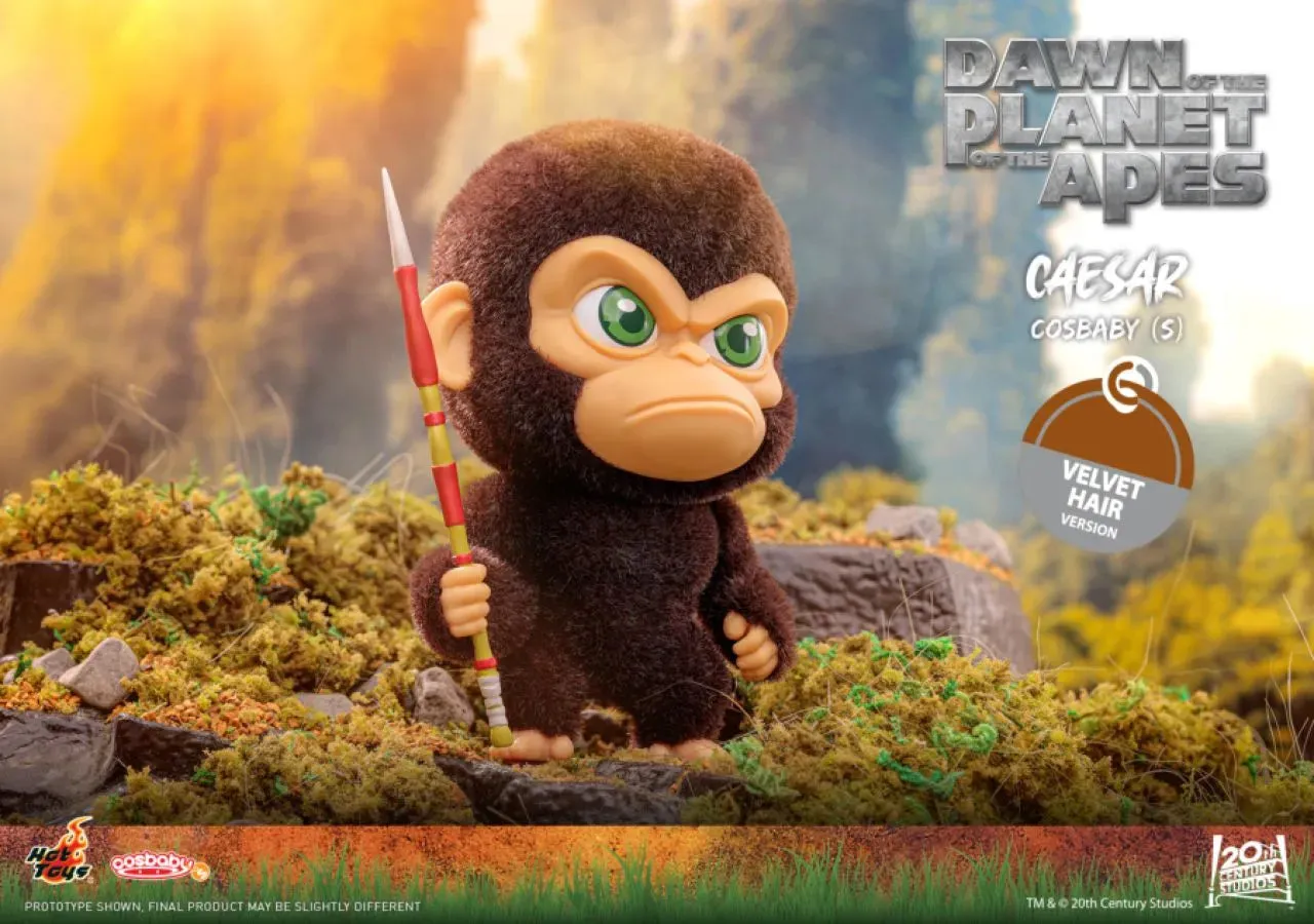 Dawn of the Planet of the Apes - Caesar Velvet Hair Cosbaby - Image 2