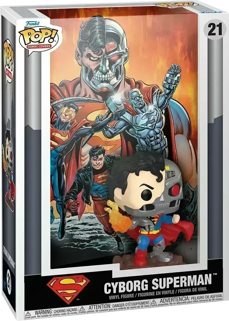 DC Comics - Cyborg Superman Pop! Comic Cover