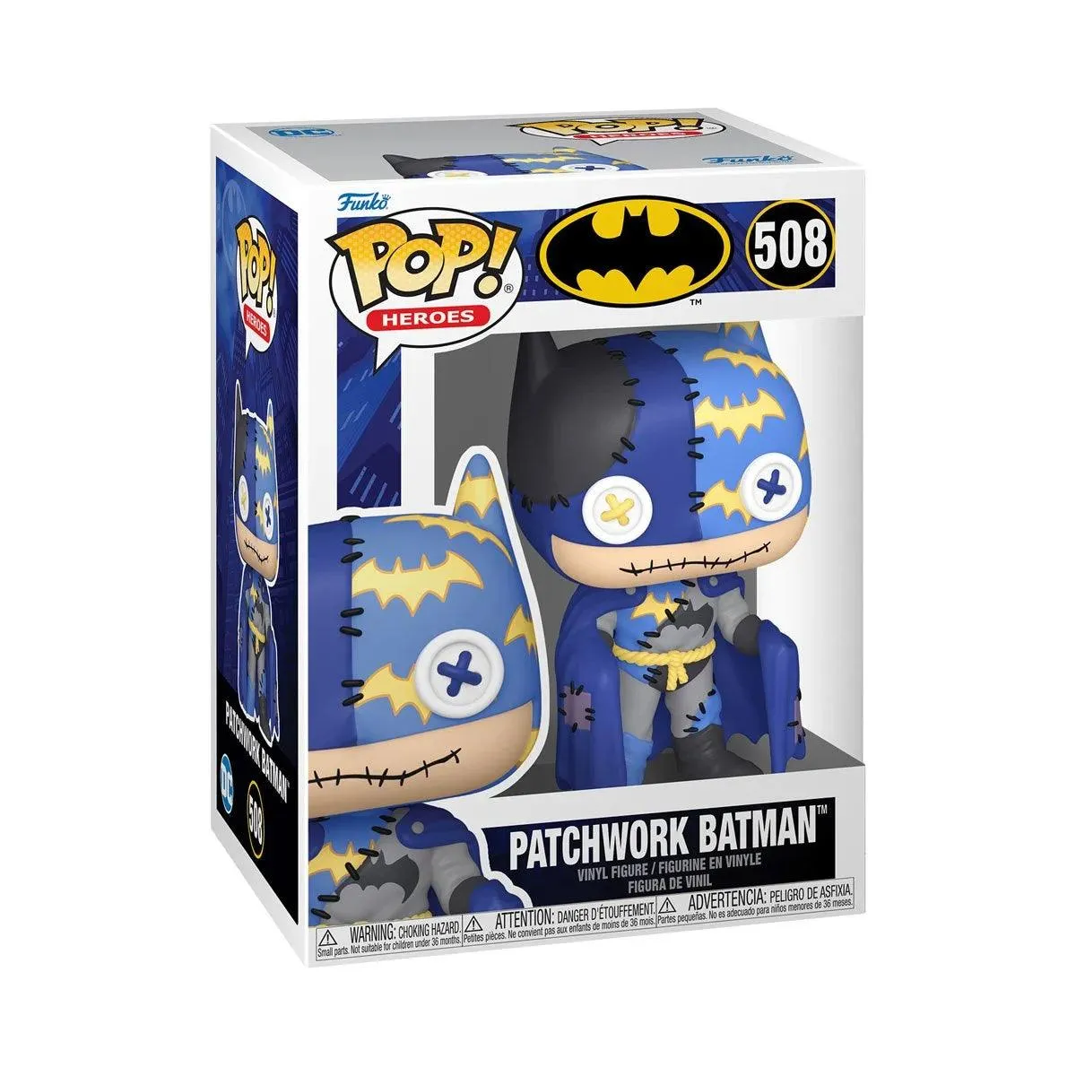 DC Comics - Patchwork Batman Pop! Vinyl - Image 3