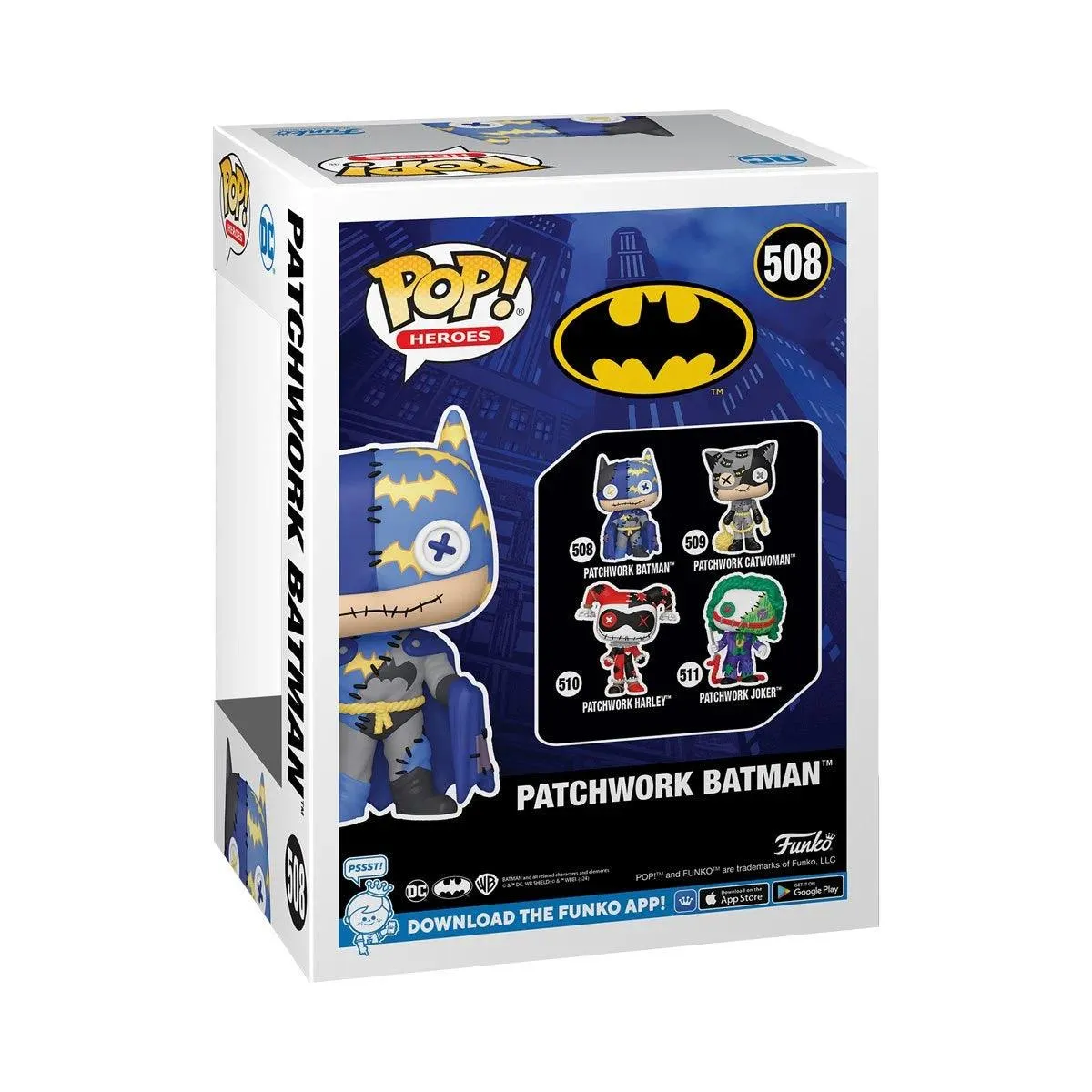 DC Comics - Patchwork Batman Pop! Vinyl - Image 4