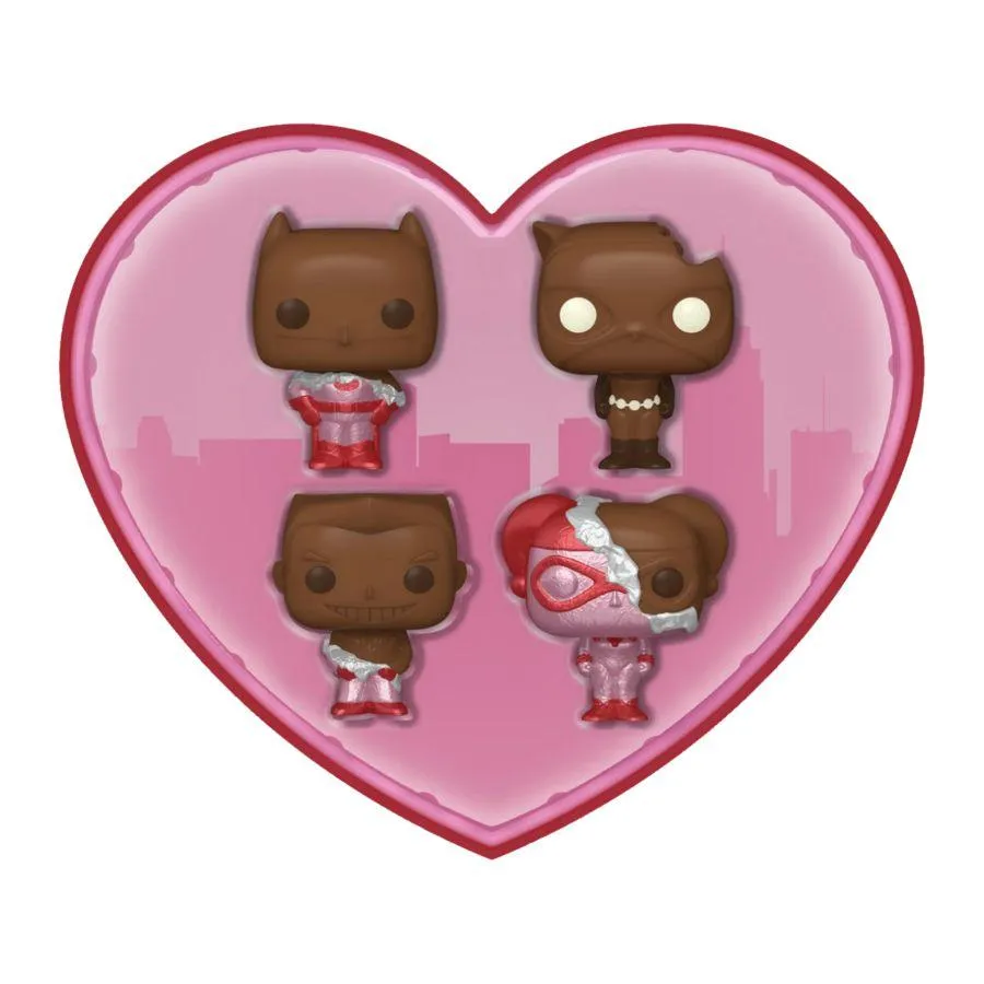 DC Comics: Valentines 2024 - Pocket Pop Heart Box 4-Pack - Image 3