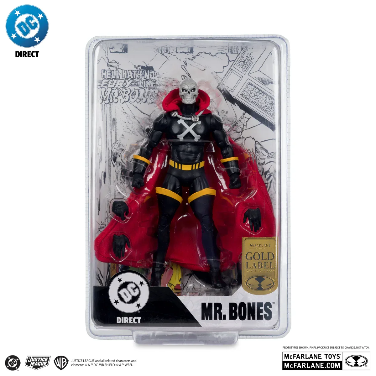 DC - Mr. Bones (Infinity Inc #16) Gold Label 7" Action Figure - Image 8