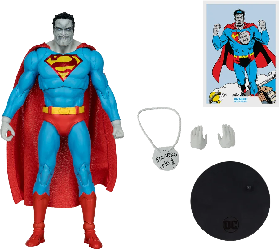 DC Multiverse - Bizzaro Classic (Chase Version) 7" Figure - Image 6
