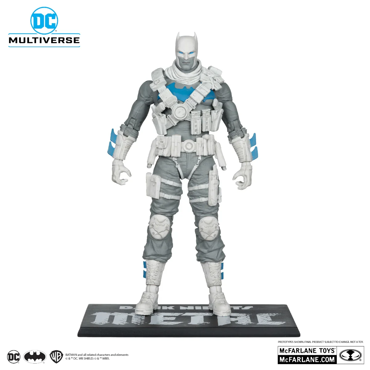 DC Multiverse - The Grim Knight B&W With Accent Gold Label 7" Figure - Image 4