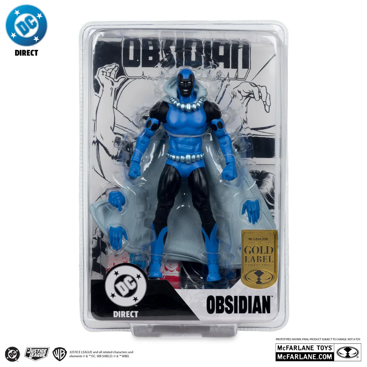 DC Comics - Obsidian (Infinity Inc #16) Gold Label 7" Action Figure - Image 8