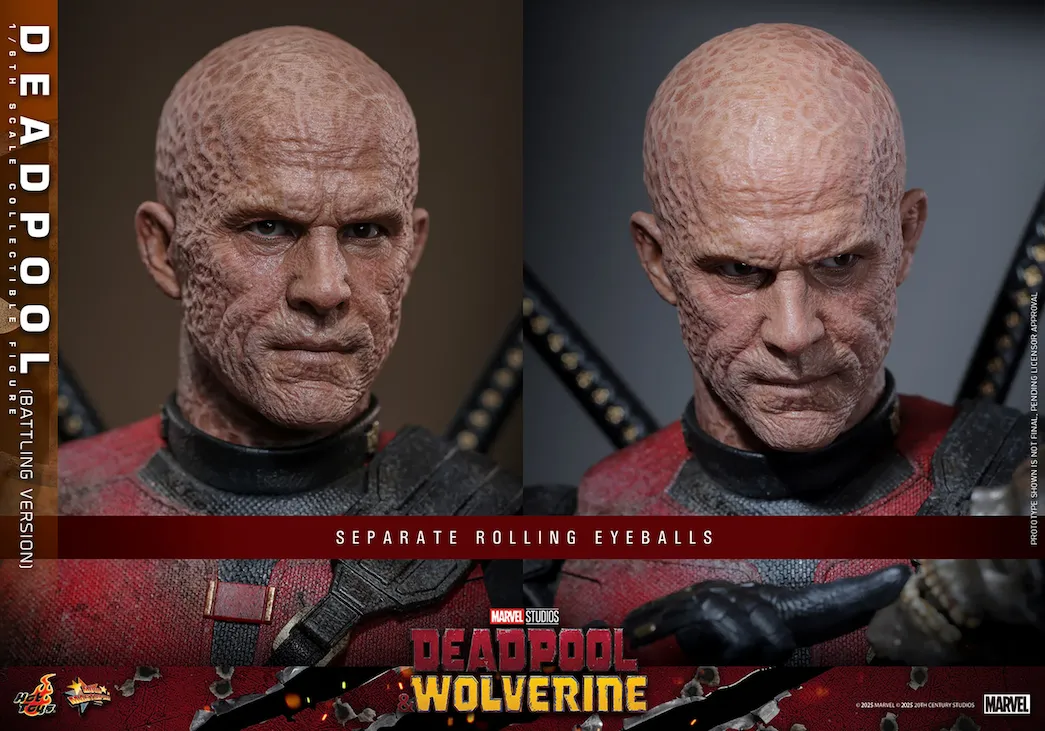 Deadpool & Wolverine - Deadpool (Battling Version) 1:6 Scale Collectible Action Figure - Image 23