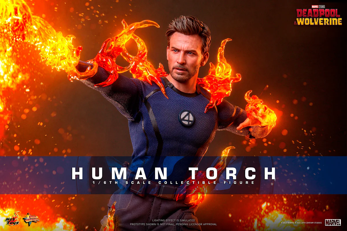 Deadpool & Wolverine - Human Torch 1:6 Scale Collectable Action Figure - Image 2