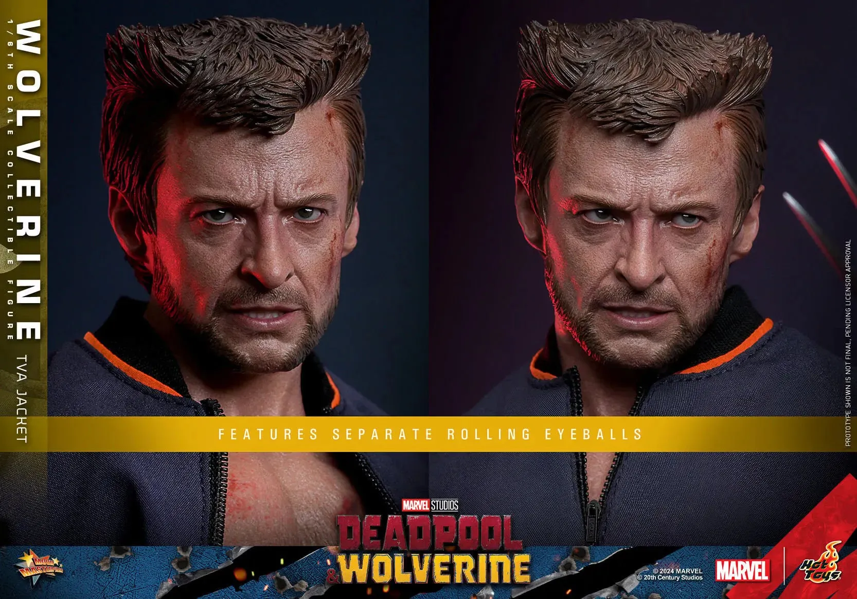 Deadpool & Wolverine - Wolverine (TVA Jacket) 1:6 Scale Collectable Action Figure - Image 17