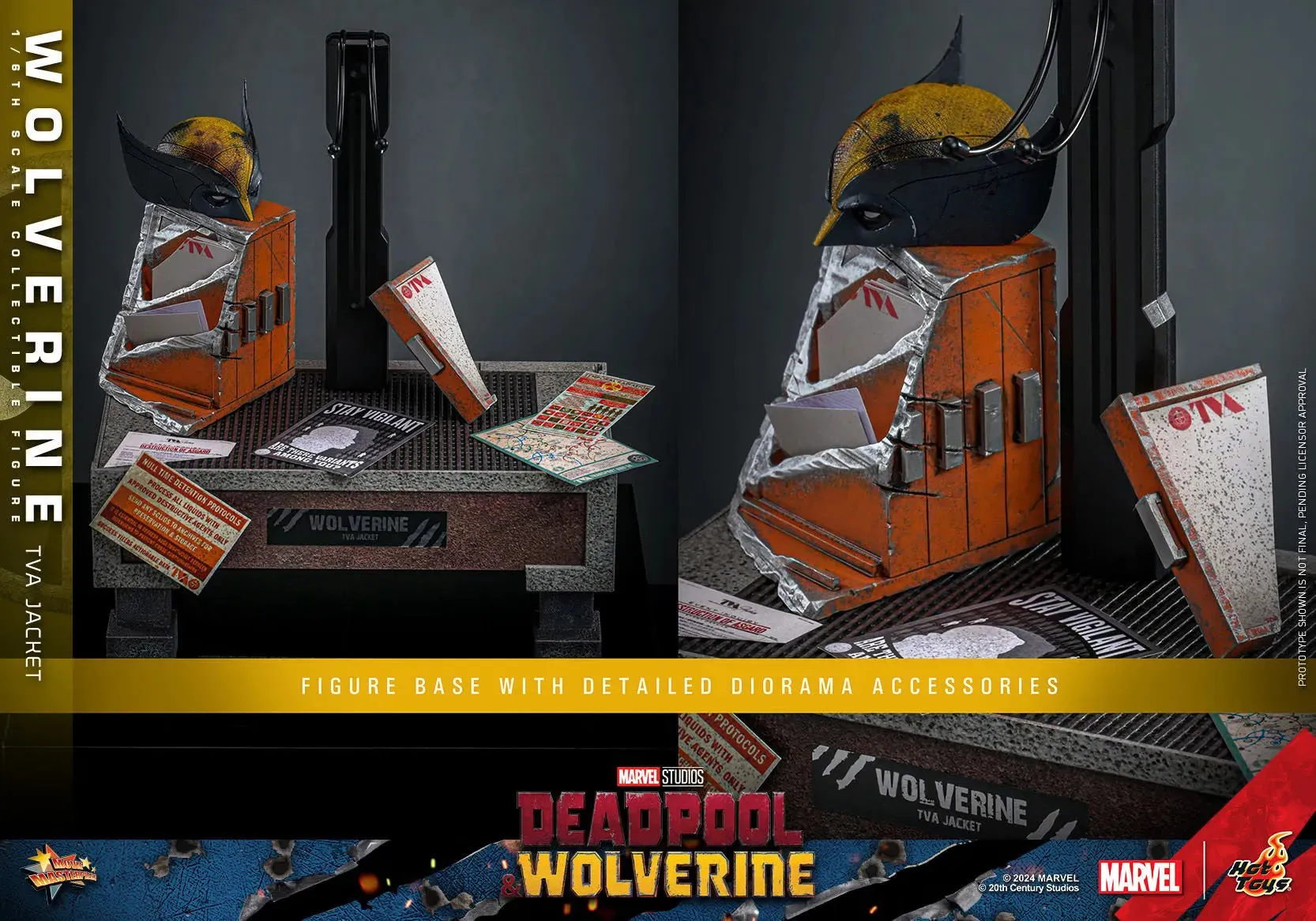 Deadpool & Wolverine - Wolverine (TVA Jacket) 1:6 Scale Collectable Action Figure - Image 20