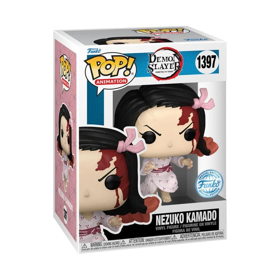 Demon Slayer - Nezuko Leaping US Exclusive Pop! Vinyl [RS] - Image 3