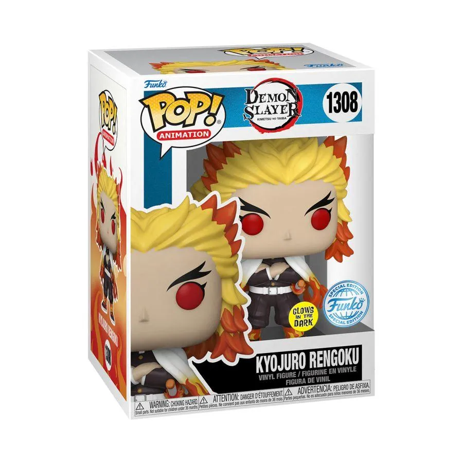 Demon Slayer - Rengoku Glow US Exclusive Pop! Vinyl [RS] - Image 3