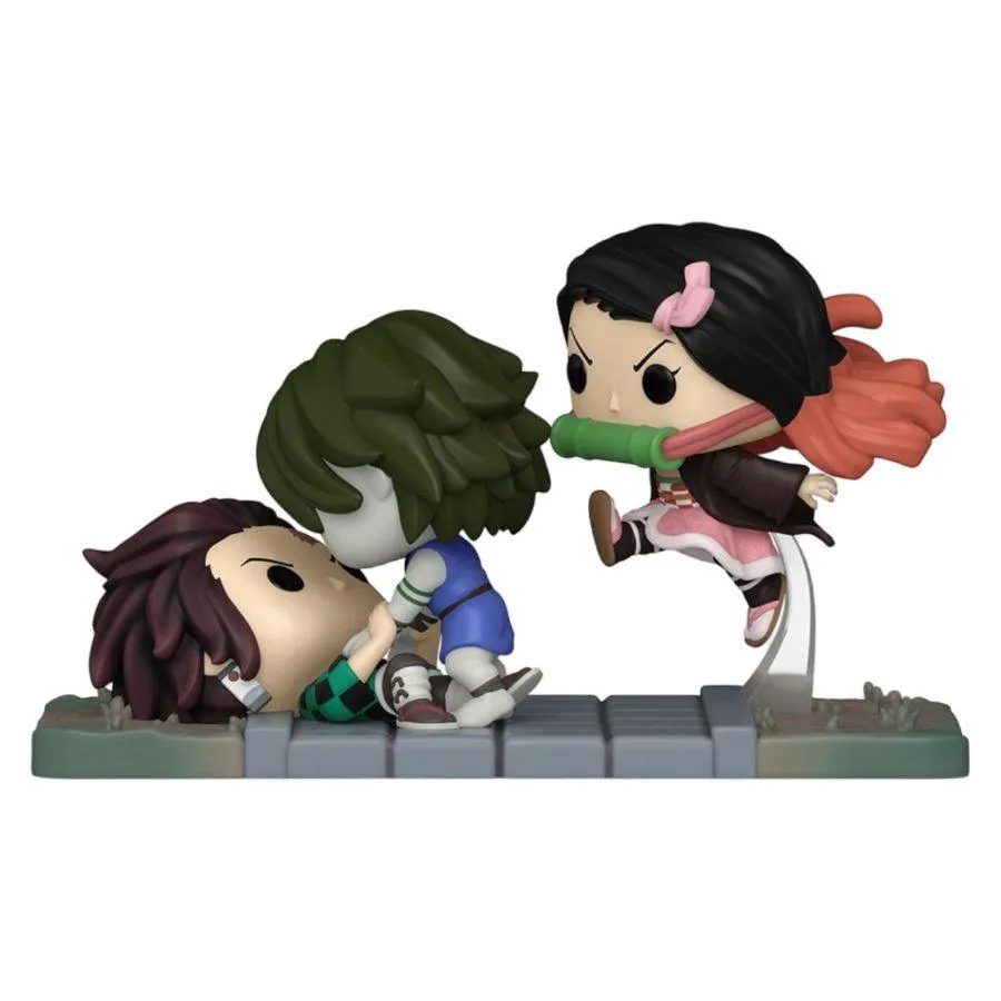 Demon Slayer - Tanjiro & Nezuko Vs Temple Demon US Exclusive Pop! Moment [RS} - Image 2