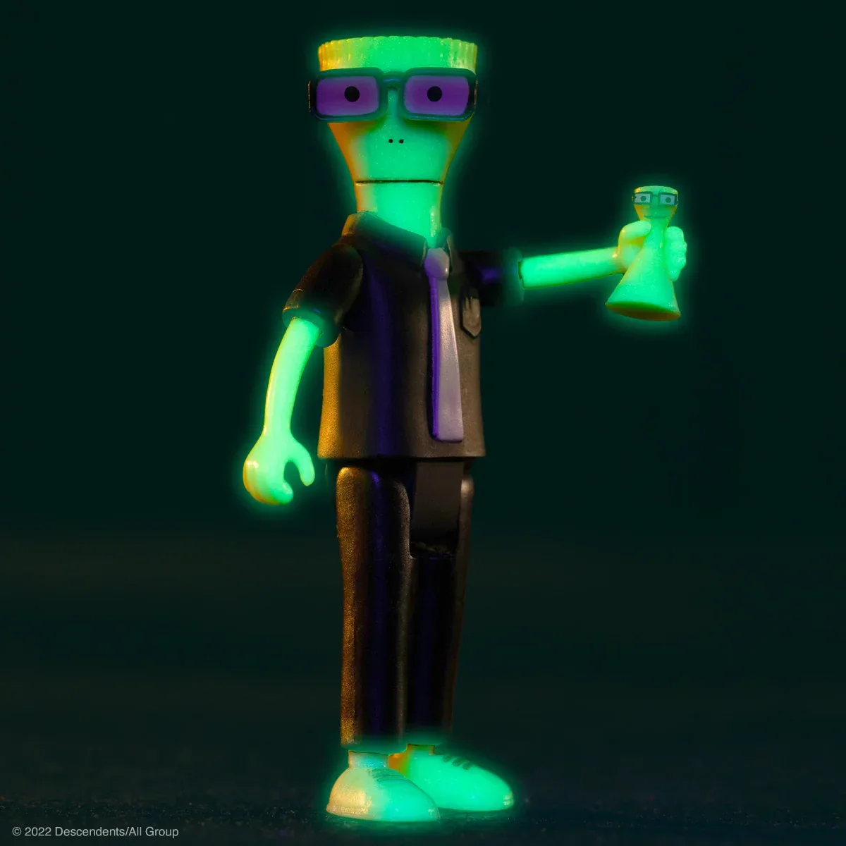 Descendents - Hypercaffium Spazzinate Milo Glow In The Dark ReAction 3.75" Action Figure - Image 3
