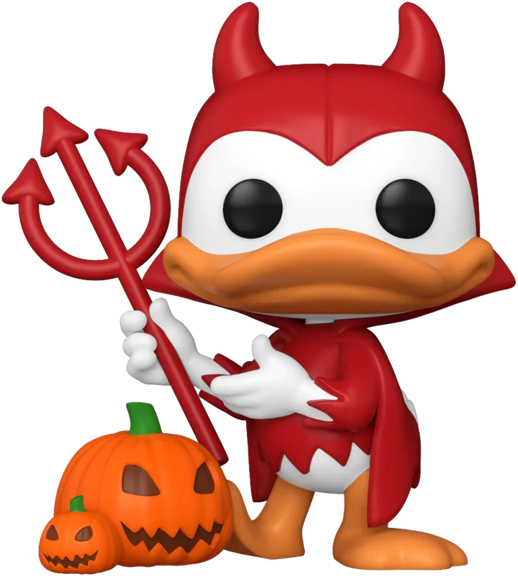Disney - Devil Donald with Pumpkin (with chase) US Exclusive Pop! Vinyl [RS] - Image 4