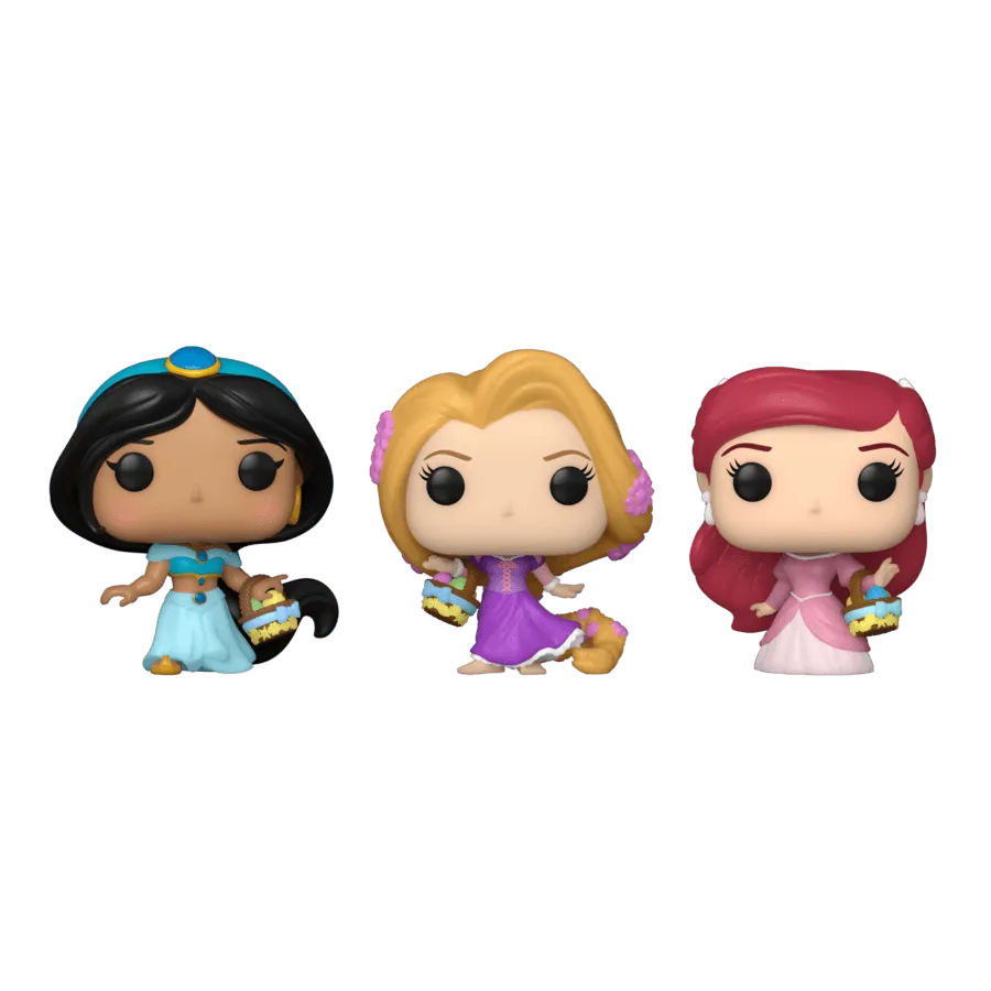 Disney - Rapunzel, Ariel, Jasmine Carrot Pocket Pop! 3-Pack - Image 2